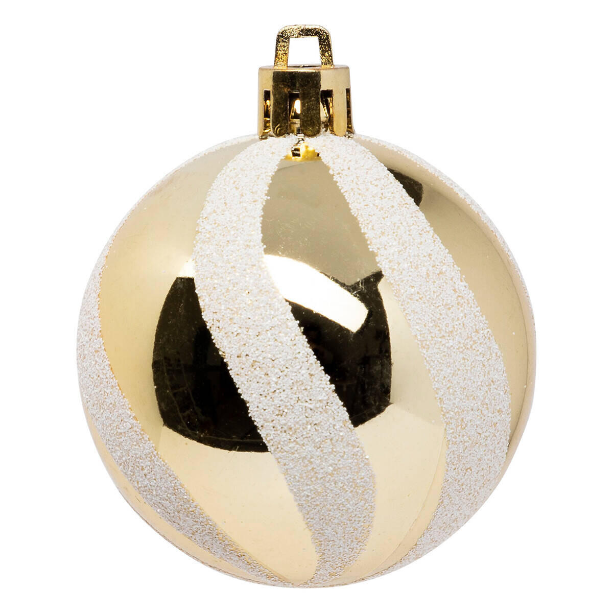 WEIHNACHTSKUGELN Verschiedene Muster Ø 6 cm - Goldfarben, Kunststoff (6/7.2/6cm) - Atmosphera Createur d´interieur