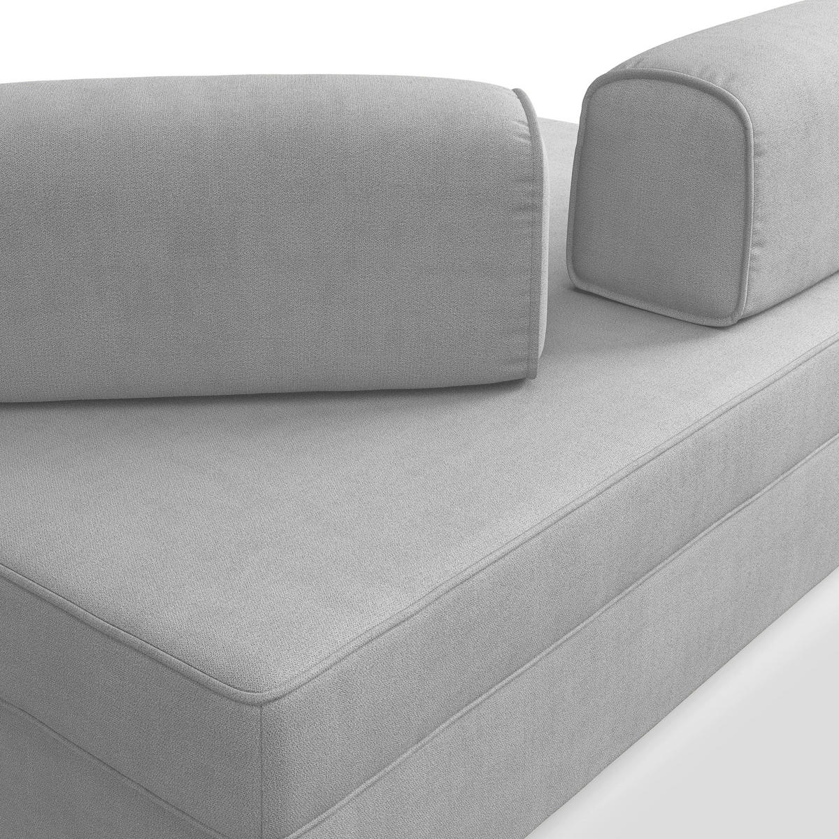 LINEARSOFA Liberty ausziehbar - Hellgrau, Textil (200/42/105cm) - Divani.store
