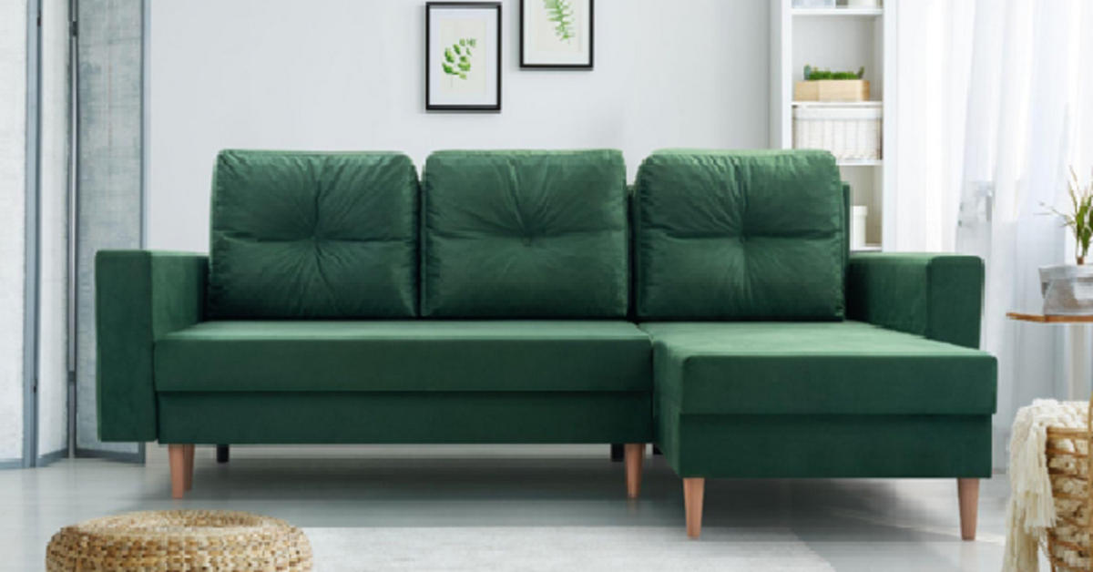 ECKSOFA Carl L - Schwarz - Schwarz, Holz (232/137cm) - Möblo