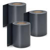SICHTSCHUTZSTREIFEN anthrazit 3er-Set - Anthrazit, Kunststoff (3500/19cm) - Juskys