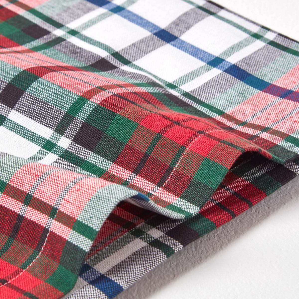 TISCHDECKE Macduff rot kariert, 137/228 cm, 100% Baumwolle - Multicolor, Textil (137/228cm) - Homescapes