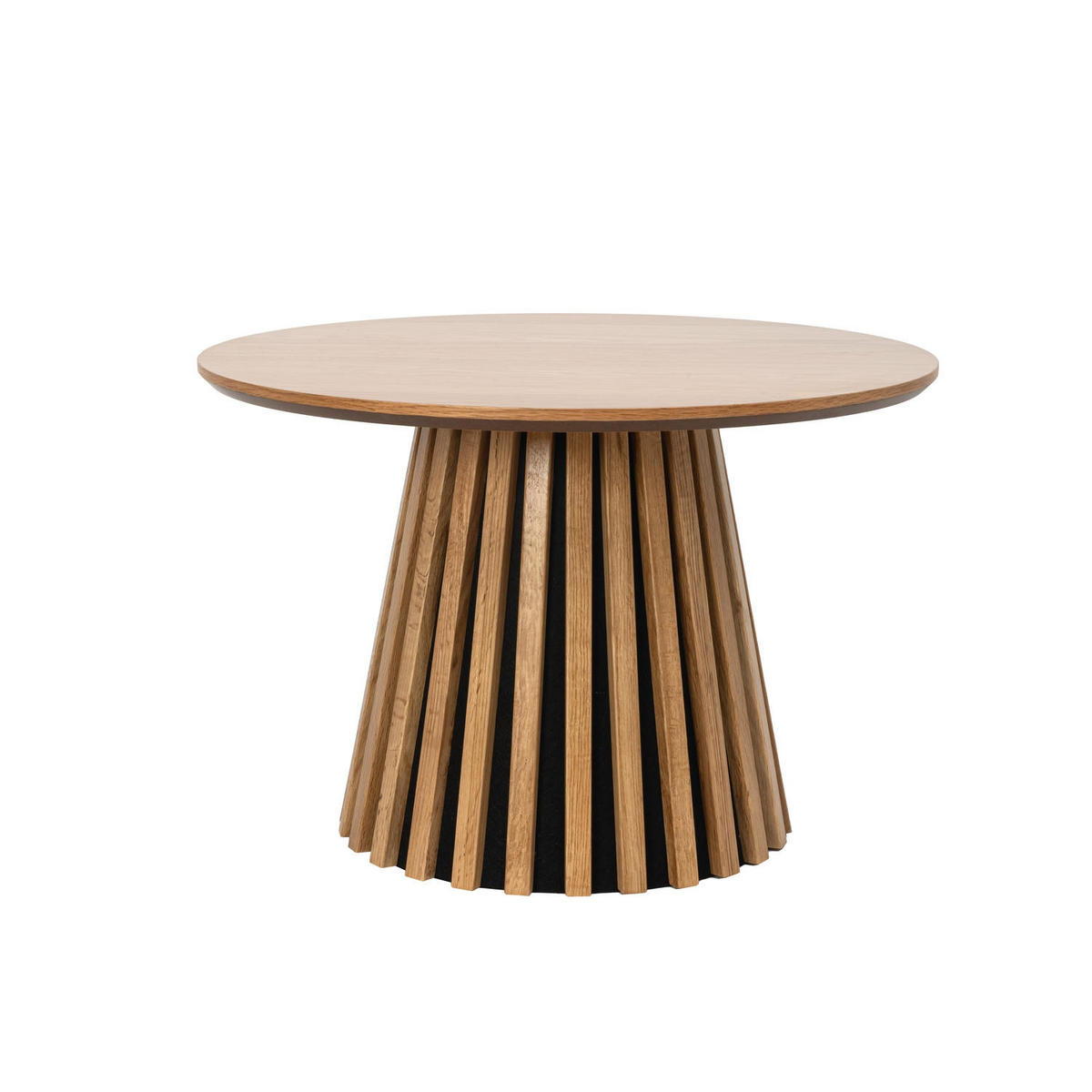 COUCHTISCH rund Wildeiche 60/60/40 cm - Honigeiche/Eichefarben, Holzwerkstoff (60/60/40cm) - Furnhouse