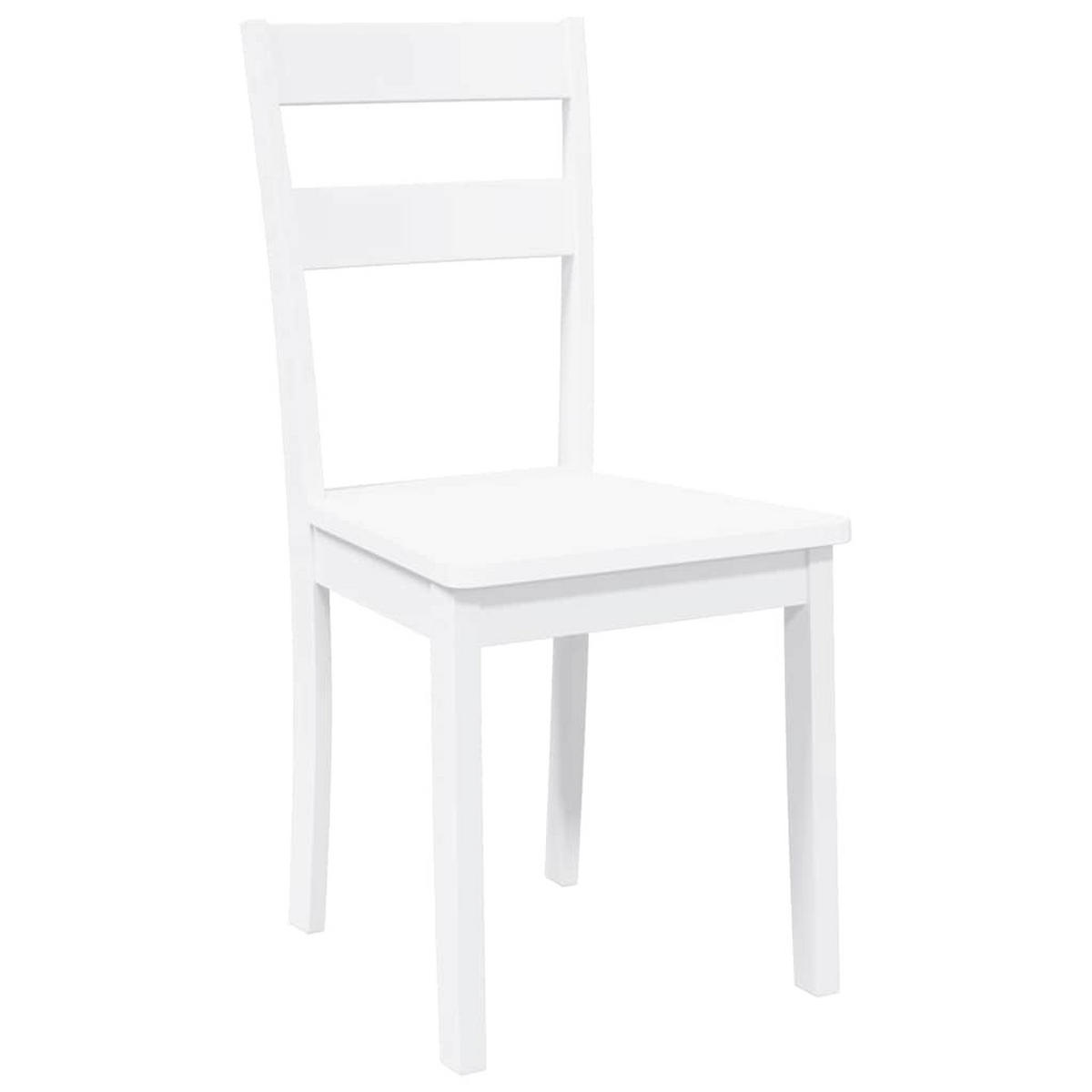 STUHL-SET 2 Stk Ulmenhain 40/89/48 cm - Weiß, Holz (40/89/48cm) - ZMH