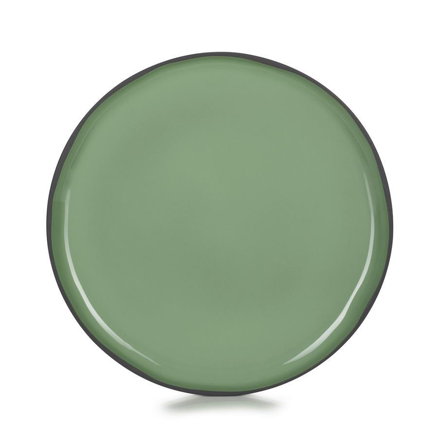 Revol Porcelaine France Teller Mintgrün