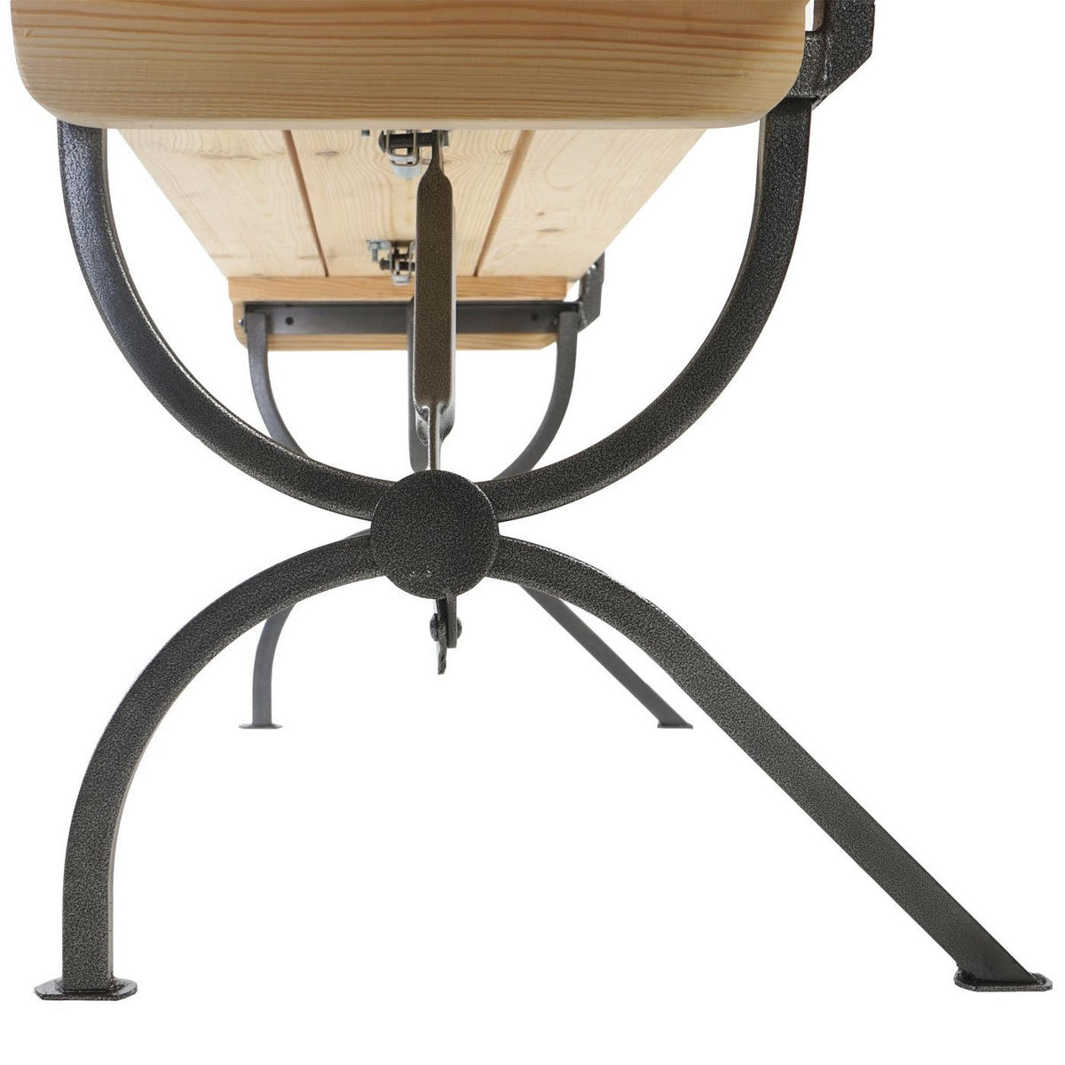 BANK MIT LEHNE Braun - Braun, Holz - MCW