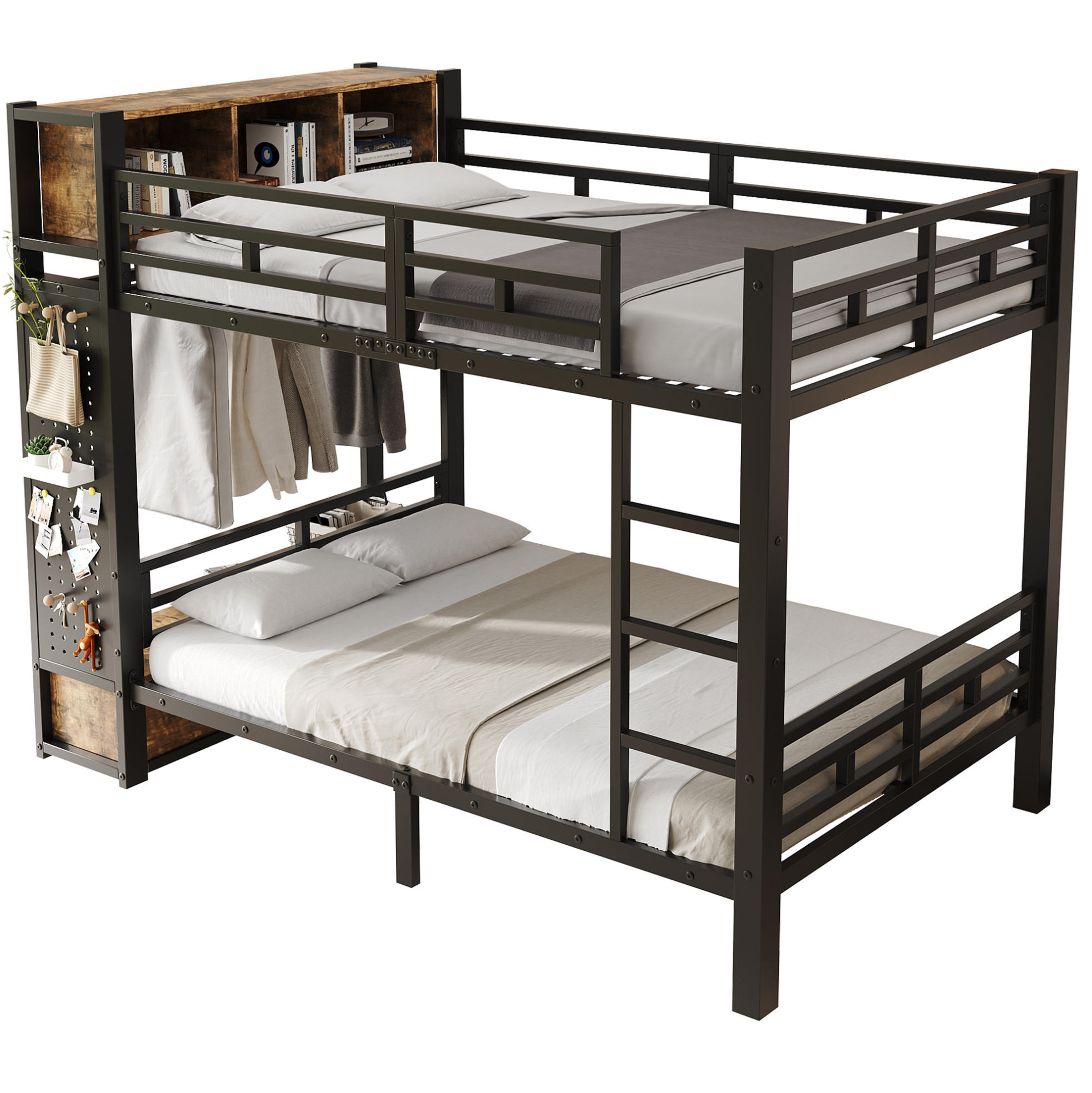 Ivmeu Etagenbett Schwarz 120x200 cm
