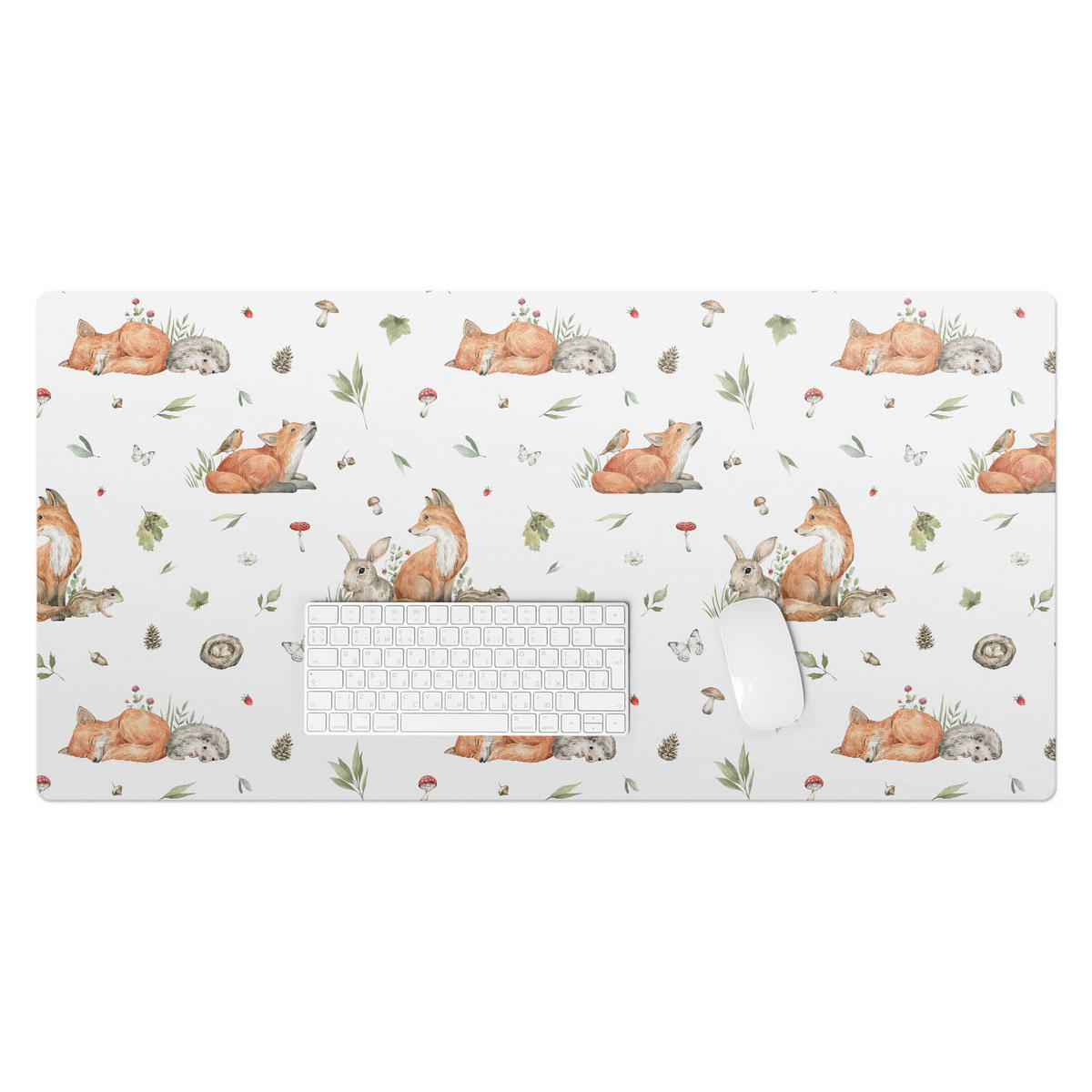 SCHREIBTISCHUNTERLAGE 100x50 cm Bunt - Beige/Orange, Kunststoff (100/50/1.6cm) - Wallfluent