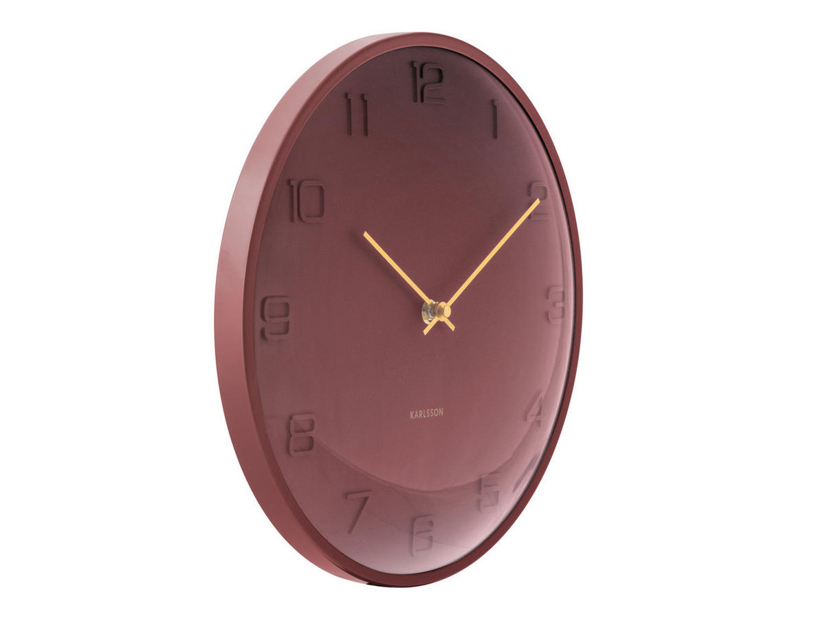 WANDUHR Fuerte Dome Rot 30.5/3/30.5 cm - Rot, Metall (3/30.5/30.5cm) - Karlsson