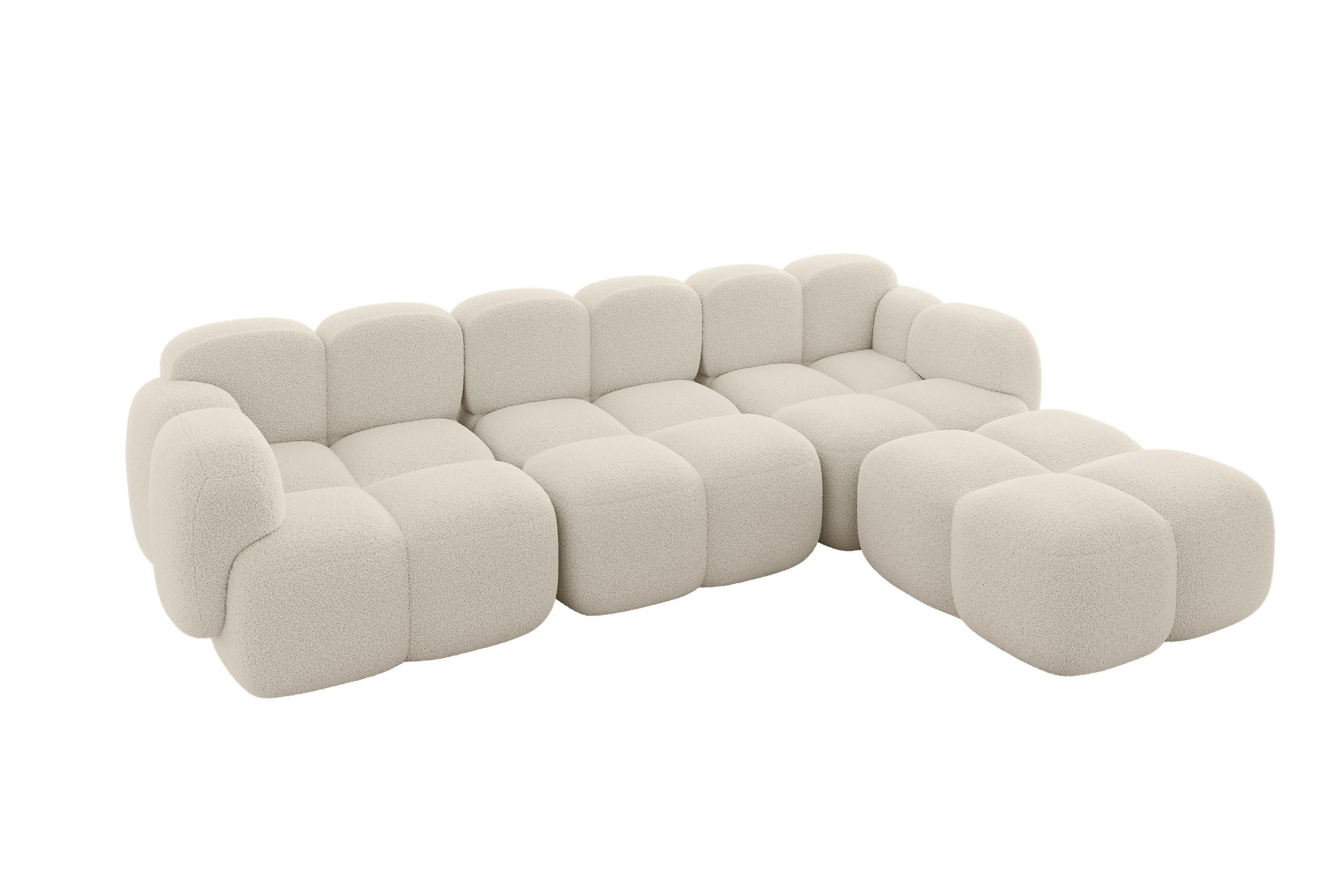 Altdecor Ecksofa Sand 302x205 cm