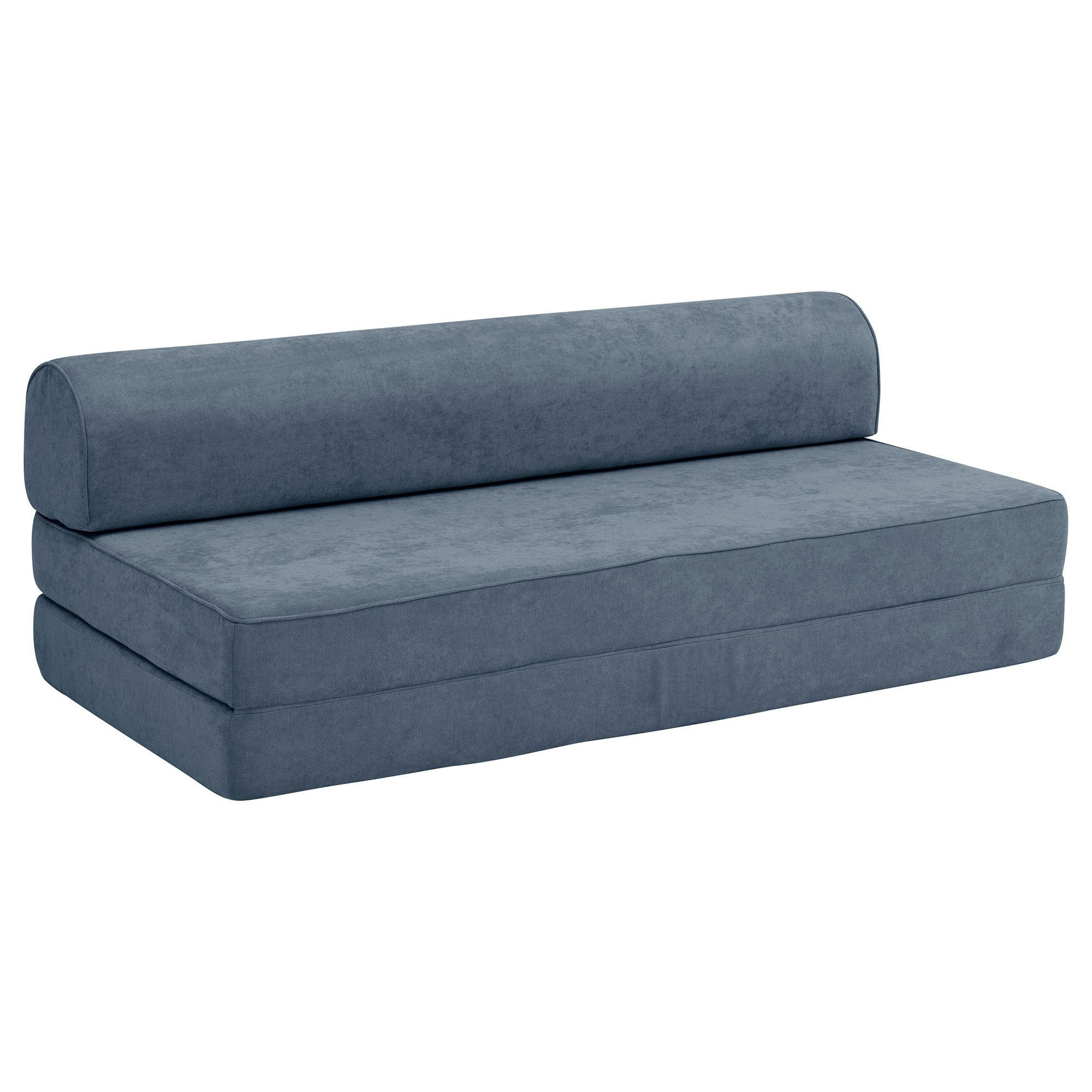 FALTSOFA Katusha Flachgewebe blau - Blau, Kunststoff (80/57/160cm) - 58aufmkessel