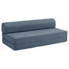 FALTSOFA Katusha Flachgewebe blau - Blau, Kunststoff (80/57/160cm) - 58aufmkessel