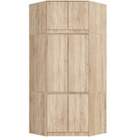 KLEIDERSCHRANK Sonoma-Eiche 100x50x235 cm - Sonoma Eiche, Holzwerkstoff (100/235/50cm) - Akord