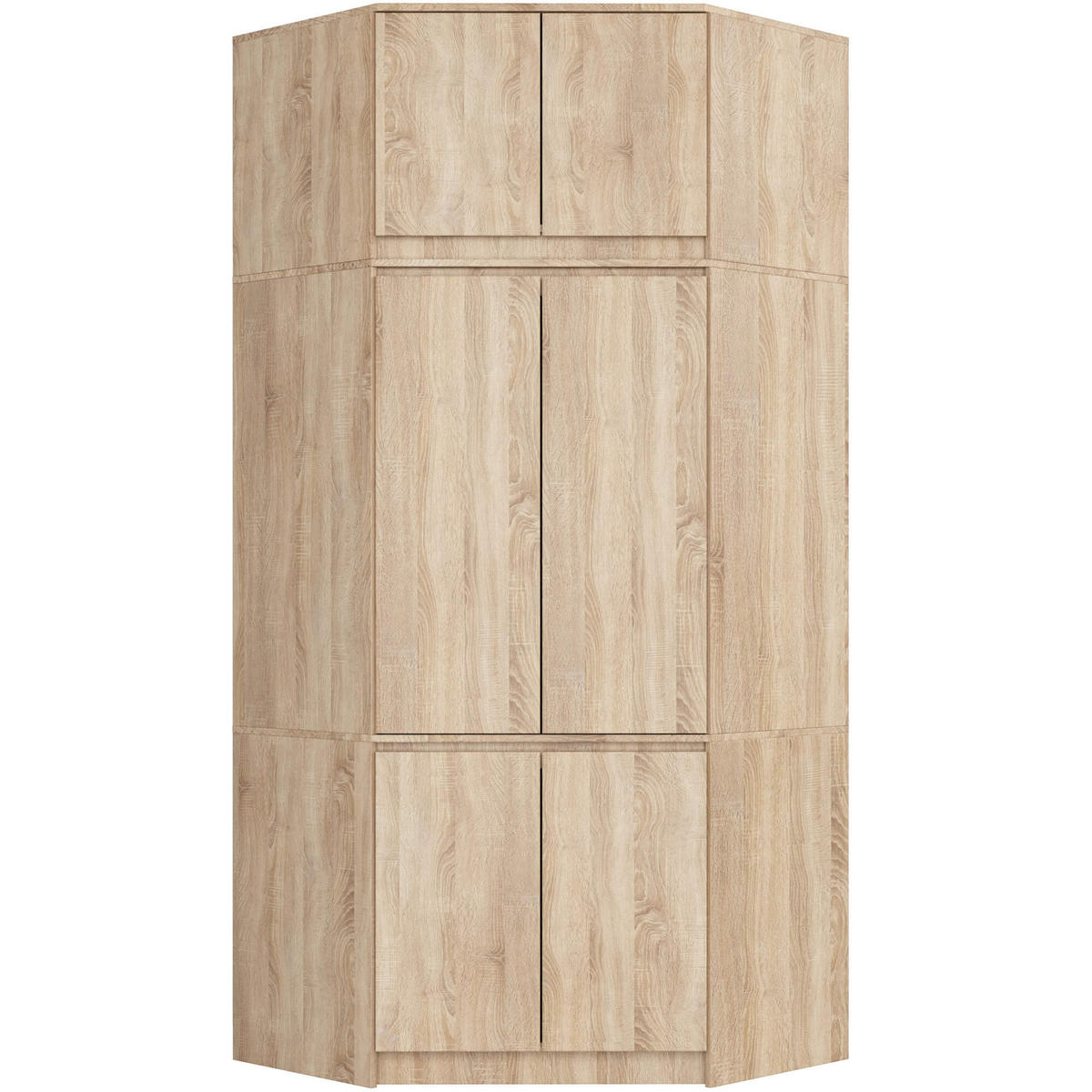 AUFSATZSCHRANK Sonoma-Eiche 100x50x55 cm - Sonoma Eiche, Holzwerkstoff (100/55/50cm) - Akord