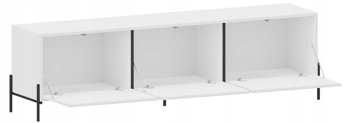 FERNSEHKOMMODE RURK Weiß 180/38/51 cm - Weiß, Holzwerkstoff (180/51/38cm) - Matkam Möbel