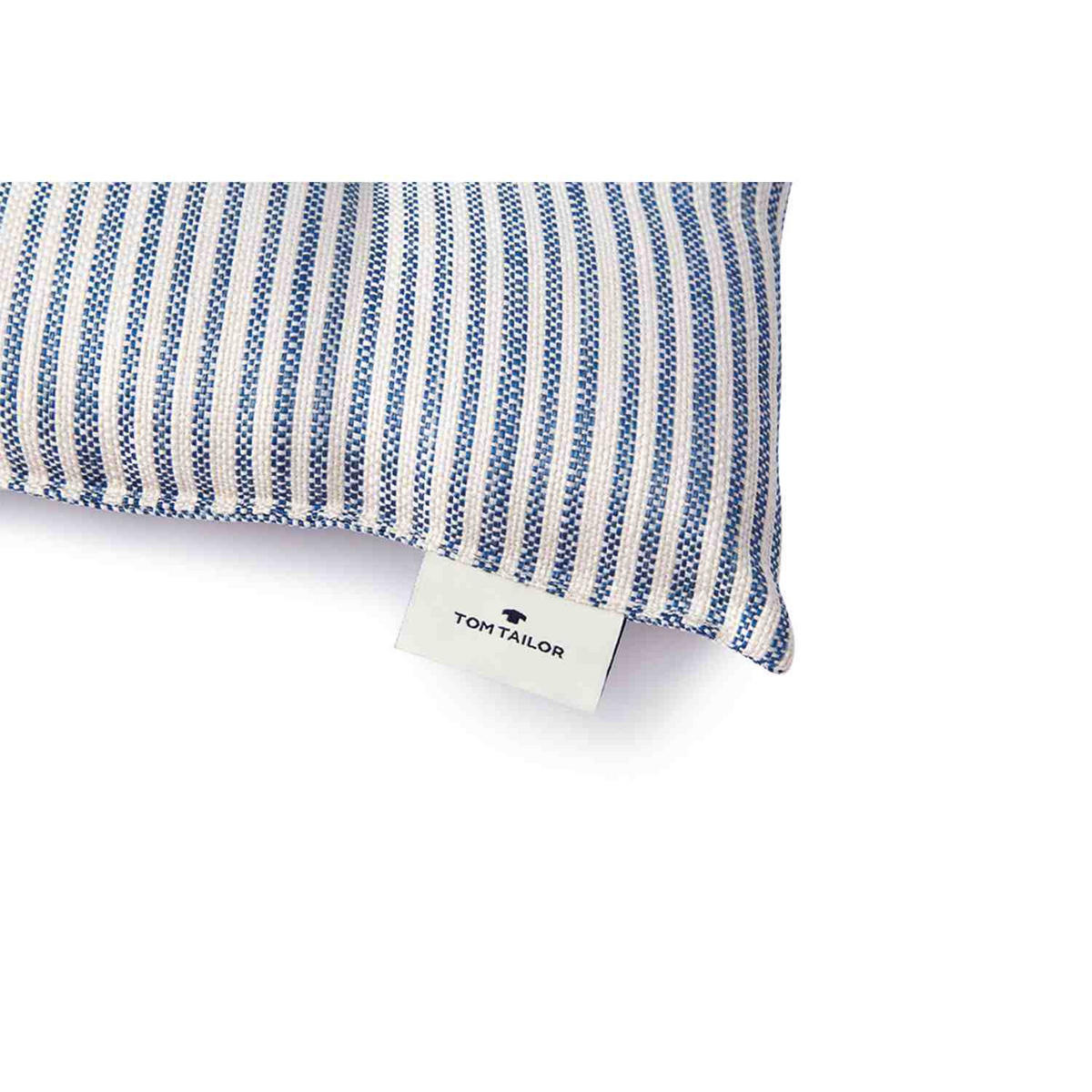 SITZKISSEN 4er Sparset FRESHSTRIPE4ER - Titanfarben, Textil (40/40/5cm) - Tom Tailor