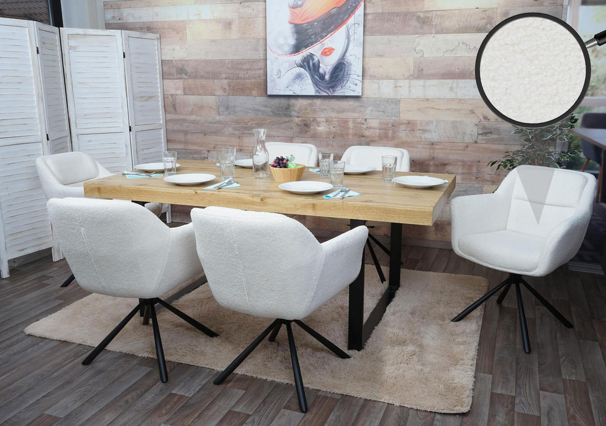 ESSZIMMERSTUHL Weiß - Weiß, Textil (65/83/57cm) - MCW