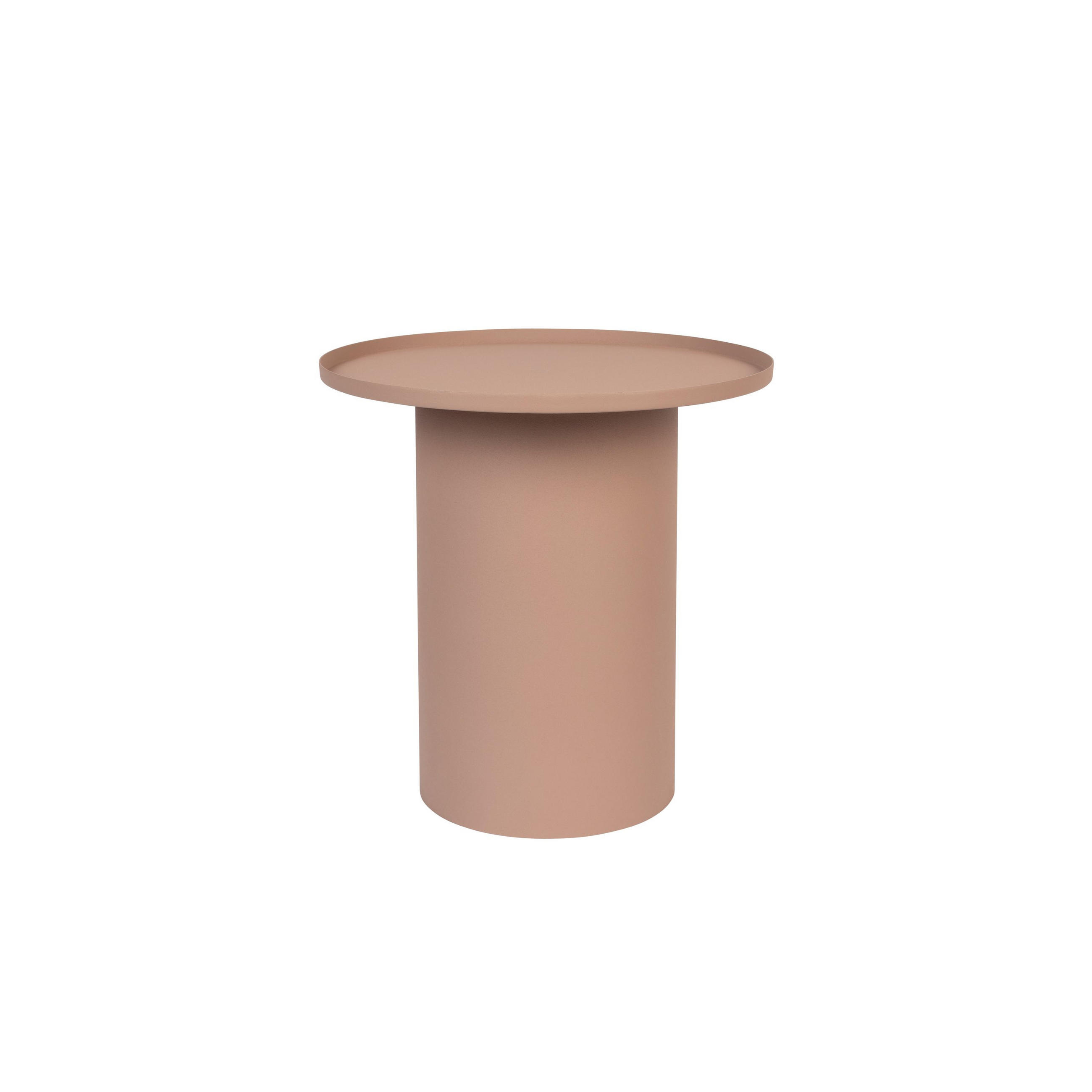 BEISTELLTISCH Sverre Rund 45,5 cm Rosa - Pink, Metall (45.5/45.5/45cm) - Housecraft Living