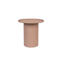 BEISTELLTISCH Sverre Rund 45,5 cm Rosa - Pink, Metall (45.5/45.5/45cm) - Housecraft Living