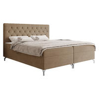 BOXBETT Guilette - H3 - Hellbraun/Silberfarben, Holz/Holzwerkstoff (120/200cm) - MIRJAN24