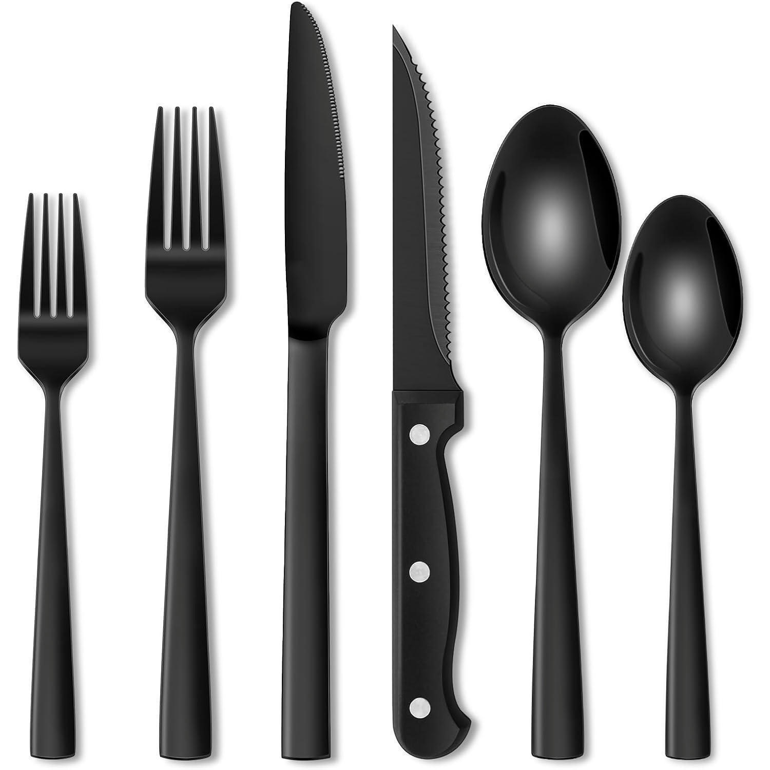 XXXLutz Besteckset Schwarz
