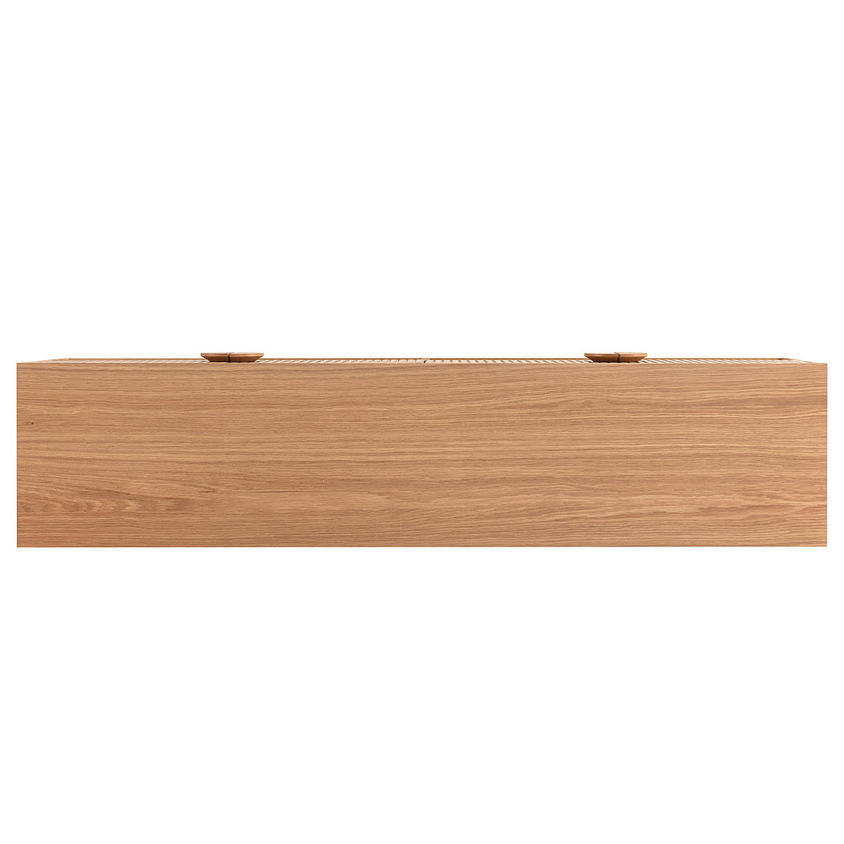 TV-LOWBOARD - Echtholzfurnier - Eichefarben, Holzwerkstoff (180/45/40cm) - home24