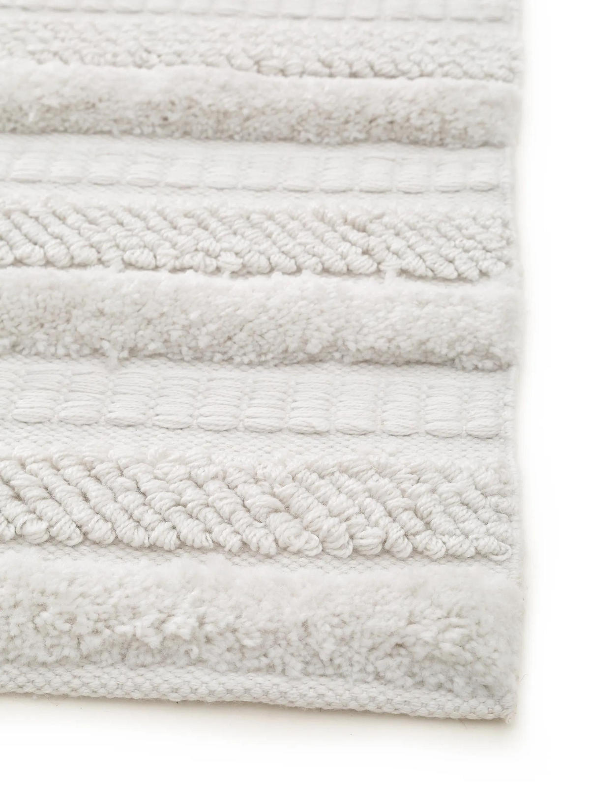 TEPPICH aus recyceltem Material Toni Ivory 160x230 cm - Creme, Textil (160/230cm) - benuta Pure