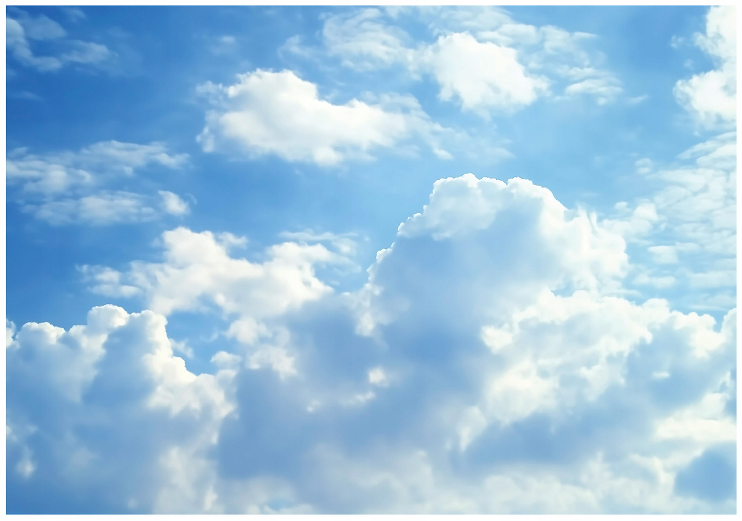 FOTOTAPETE Himmel Wolken Vlies Tapete Wohnzimmer 250x175 - Multicolor, Papier (250/175cm) - Wallarena