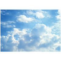 FOTOTAPETE Himmel Wolken Vlies Tapete Wohnzimmer 150x105 - Multicolor, Papier (150/105cm) - Wallarena