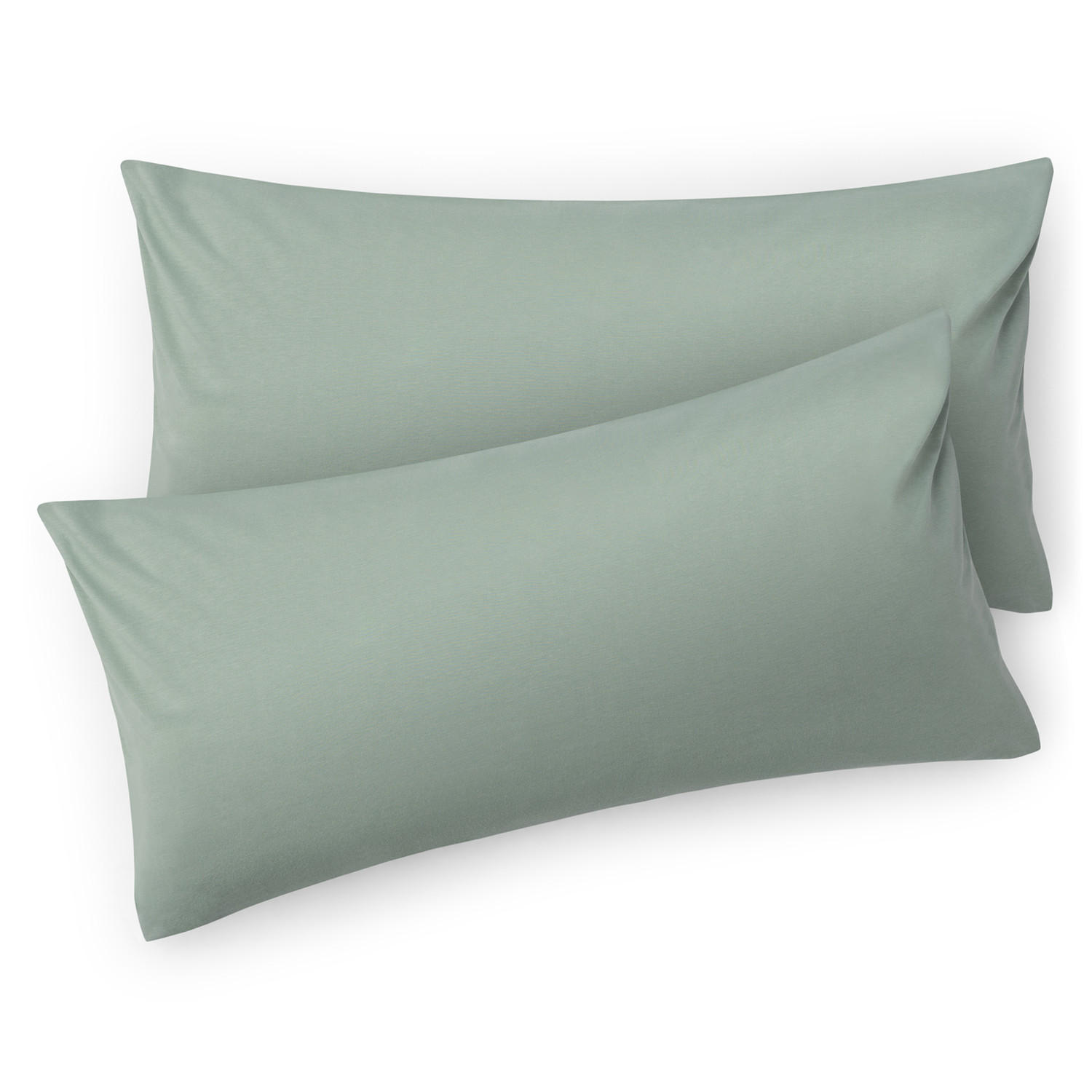 KISSENBEZUG Agneta 40/40 cm, 2er-Set, 100% Baumwolle, Grün - Grün, Textil (80/40cm) - Blumtal