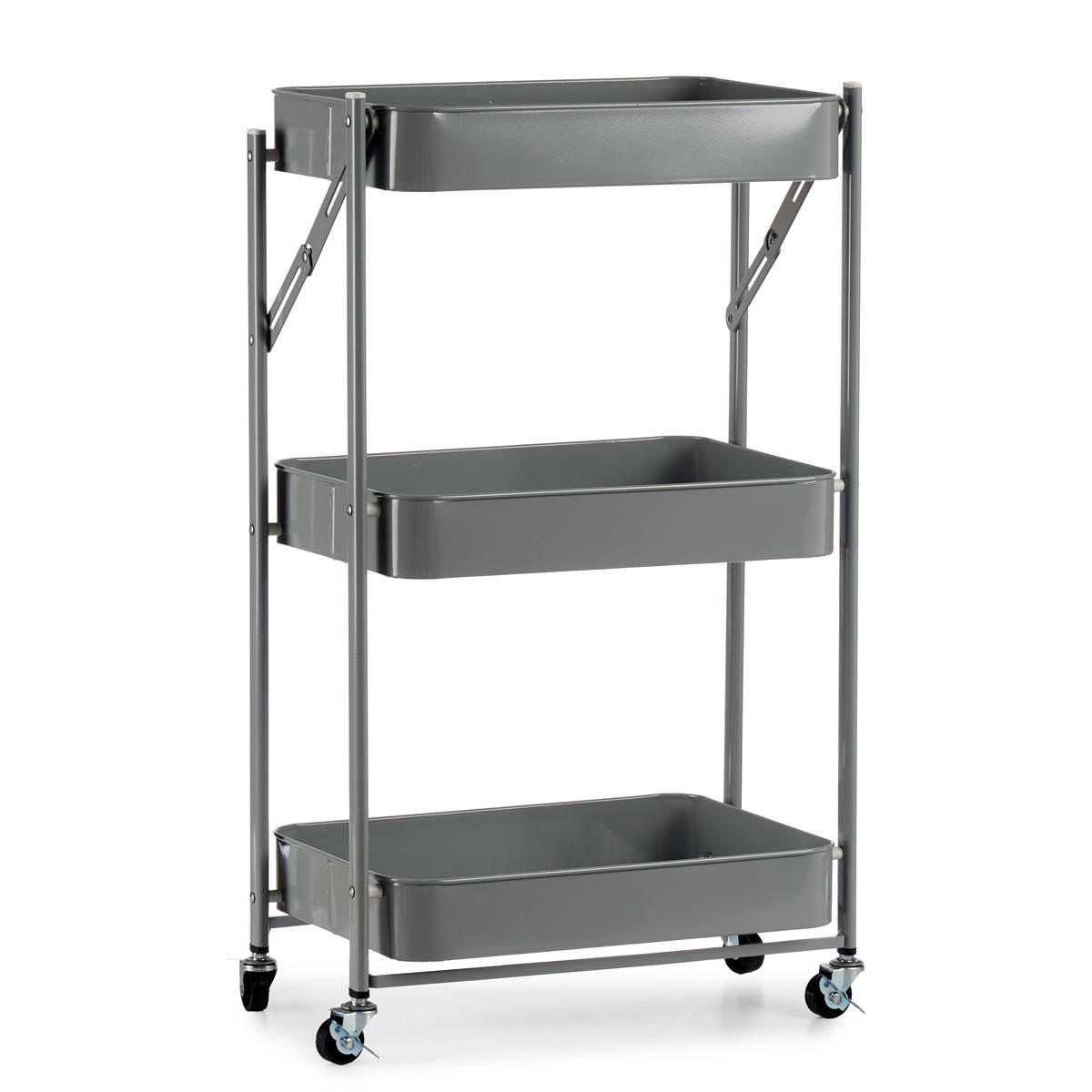 ALLZWECKWAGEN Grau - Grau, Metall (29.5/78.5/45.5cm) - Kinvara