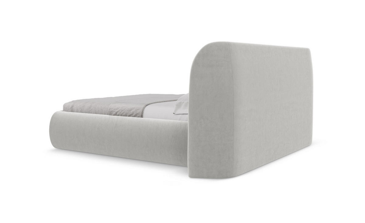 POLSTERBETT mit Bettkasten und Lattenrost 180x225 Grau - Dunkelgrau/Schwarz, Kunststoff/Textil (140/200cm) - Makamii