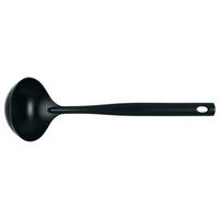 SCHÖPFLÖFFEL Basic, Kelle in Schwarz - Schwarz, Metall (40cm) - Brabantia