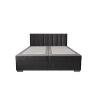 BOXBETT ZILANO 2 mit Matratze H3 und Topper 140x200 Itaka 14 - Grau, Holz/Textil (140/200cm) - Bedante