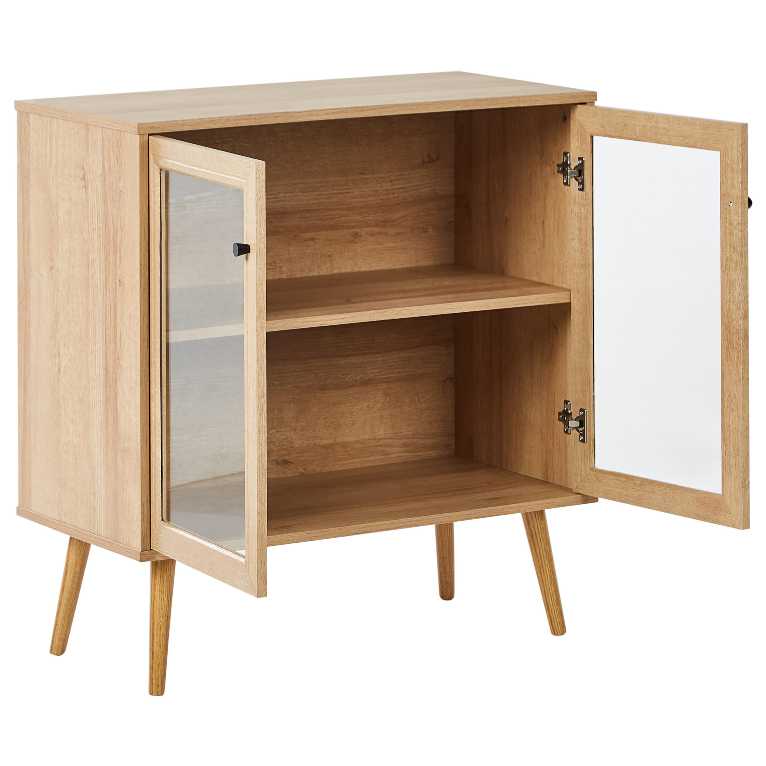 Beliani Sideboard Braun 80x84x40 cm