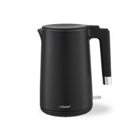 WASSERKOCHER ELEKTRISCH Schwarz 24/21/24.5 cm MR026BLACK - Schwarz, Metall (21/24.5/24cm) - Maestro 