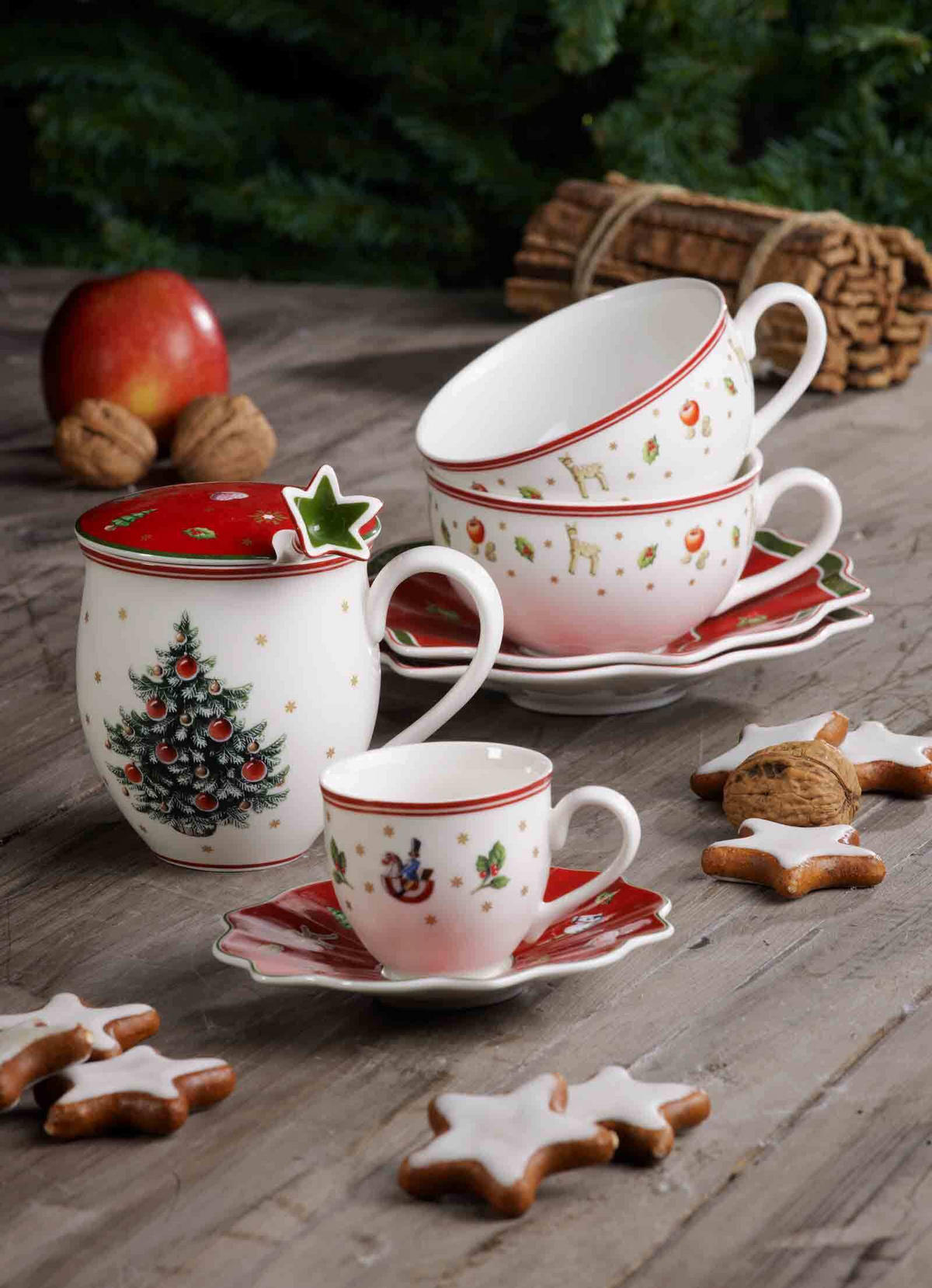 MILCHKAFFEETASSE MIT UNTERTASSE Toy's Delight bunt 260 ml 2er Set - Multicolor, Keramik (19/8.7/19cm) - Villeroy & Boch