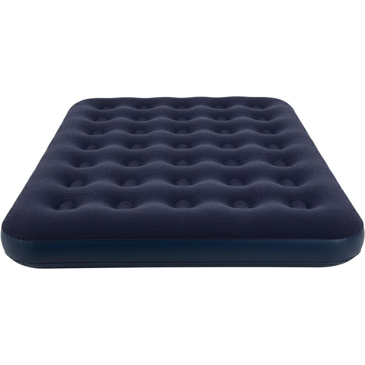 LUFTBETT Luftmatratze Camping 2 Personen 191x137x22cm blau aufblasbar ohne Pumpe - Blau, Kunststoff (137/191cm) - Avenli