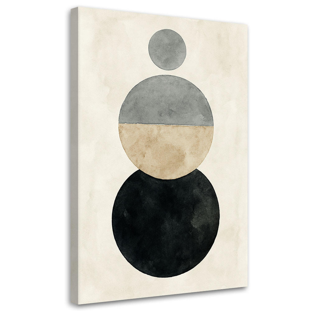 Feeby Leinwandbild Beige 80x120 cm