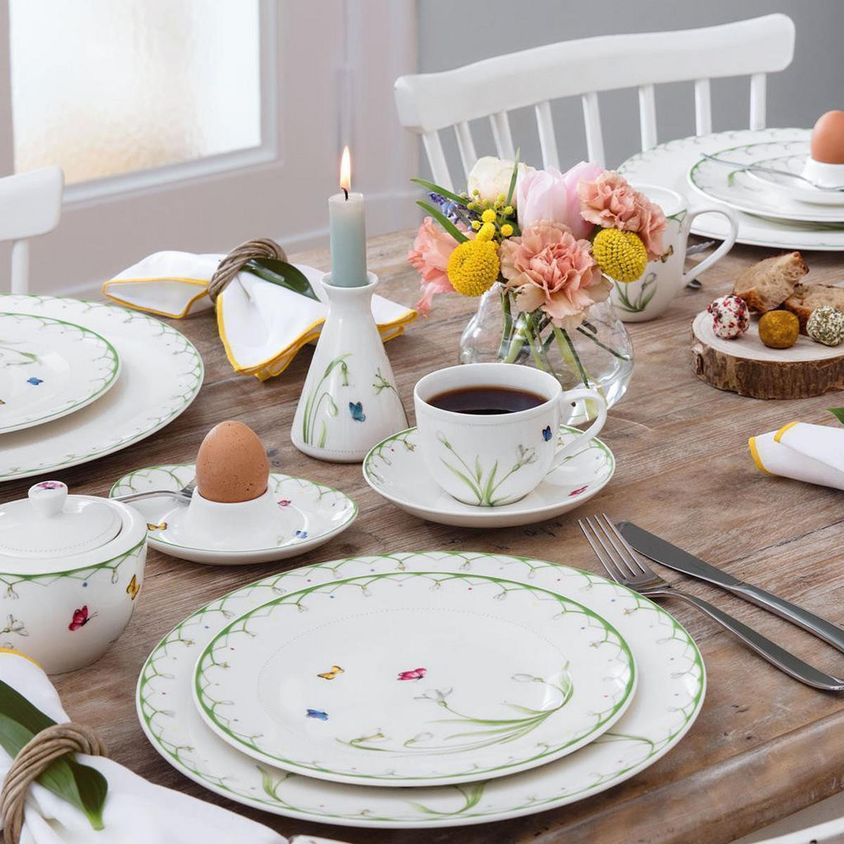 FRÜHSTÜCKSTELLER Colourful Spring bunt ø 21,5 cm 6er Set - Multicolor, Keramik (21.5cm) - Villeroy & Boch