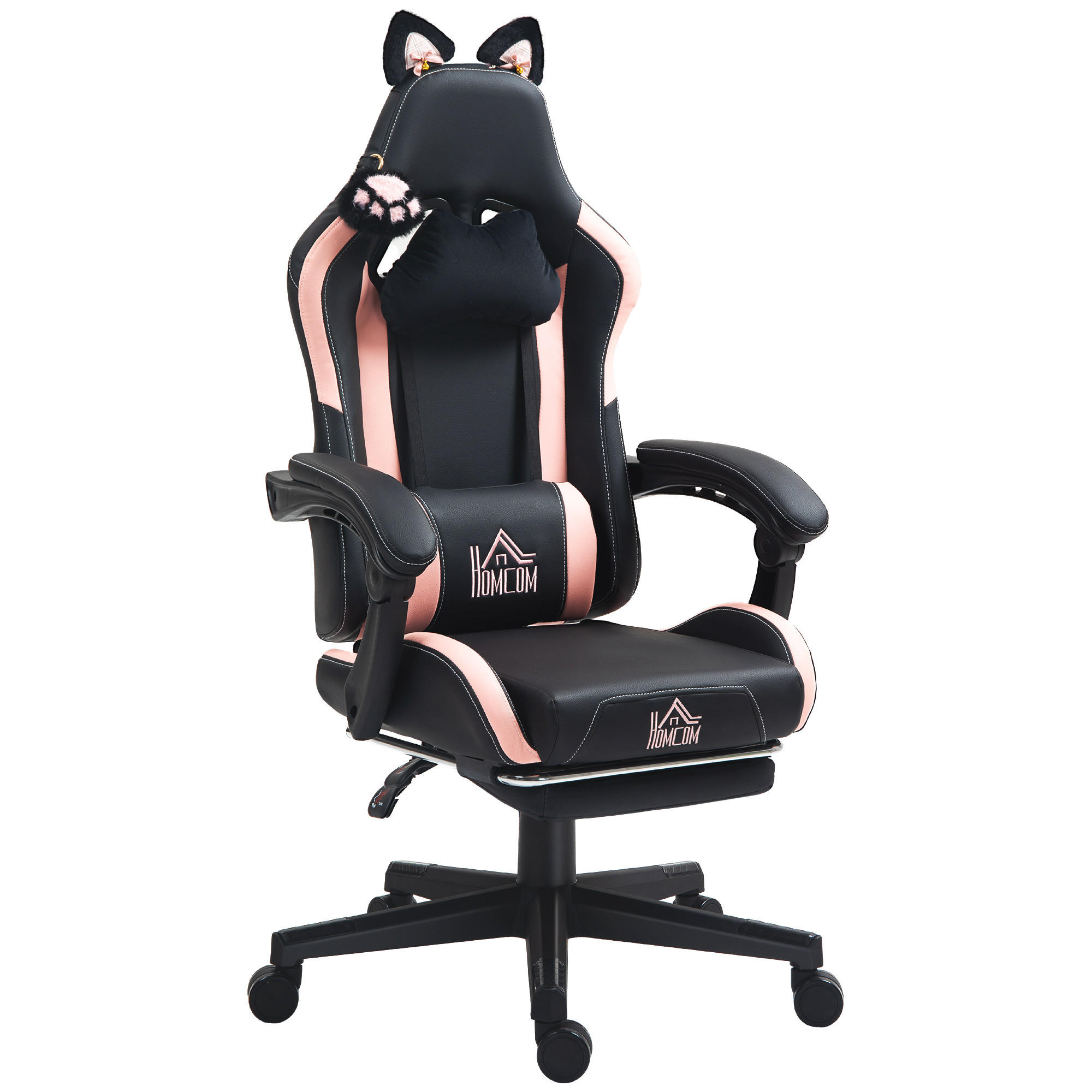 Design IN Gaming-Sessel Schwarz 62x124x65 cm