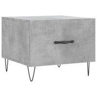 COUCHTISCH Betongrau 50x50x40 cm Holzwerkstoff - Grau, Holzwerkstoff (50/50/40cm) - furnicato