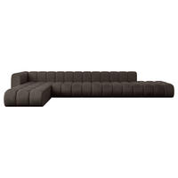ECKSOFA modulares Sofa Zuvon-L3 - 478x177x70 cm Braun - Braun, Holzwerkstoff/Textil (478/177cm) - ALTDECOR