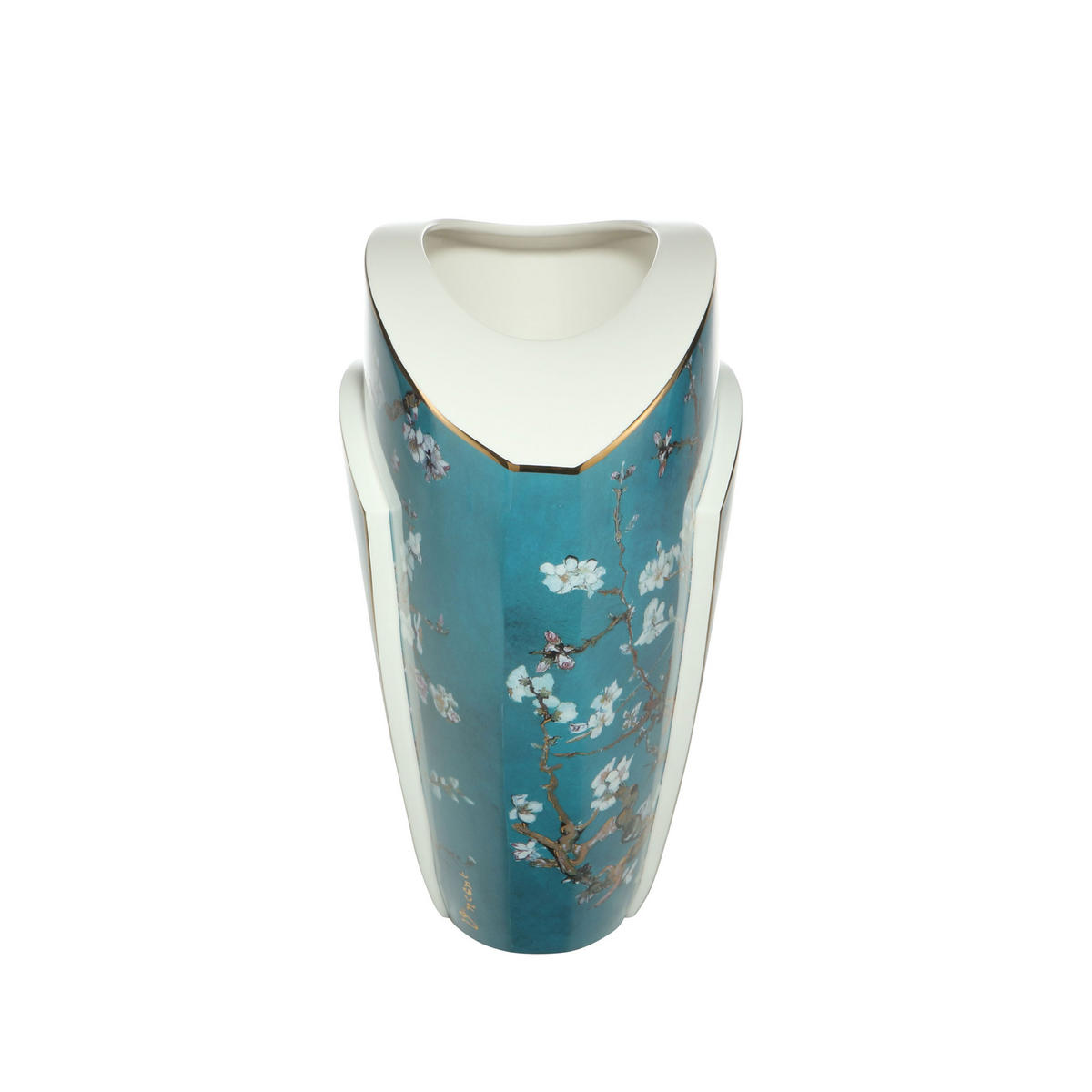 VASE Vincent van Gogh - Mandelbaum Blau, Porzellan, Bunt, 29 cm - Multicolor, Keramik (29cm) - Goebel