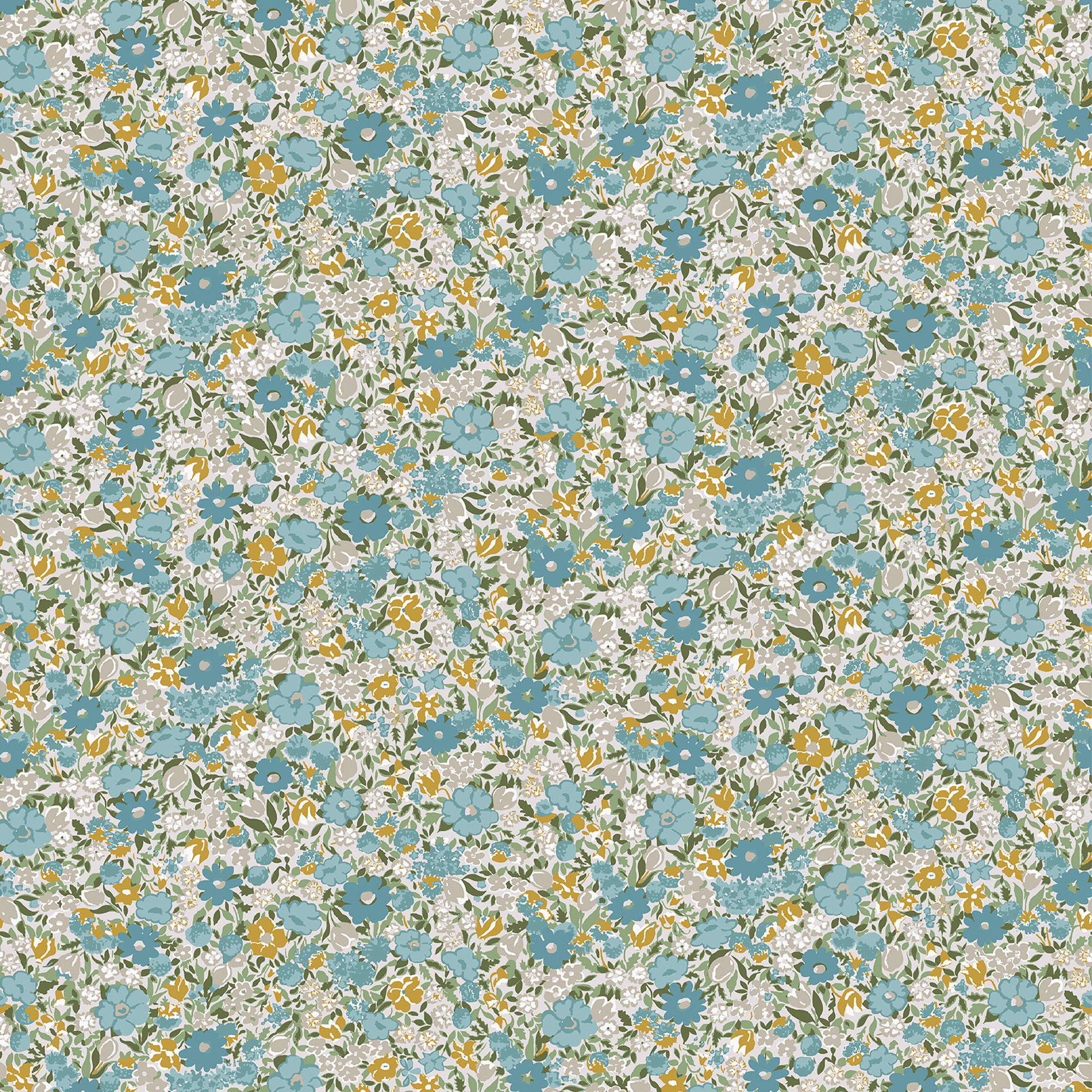 VLIESTAPETE Loveston Newport Blau - Blau, Papier/Kunststoff (52/1000cm) - Graham & Brown