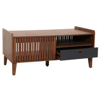 COUCHTISCH rechteckig Walnuss Dekor - Walnussfarben, Holz (59/114/52cm) - MCW