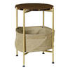 BEISTELLTISCH Suonenjoki - Goldfarben, Holzwerkstoff (47/47/59cm) - [en.casa]