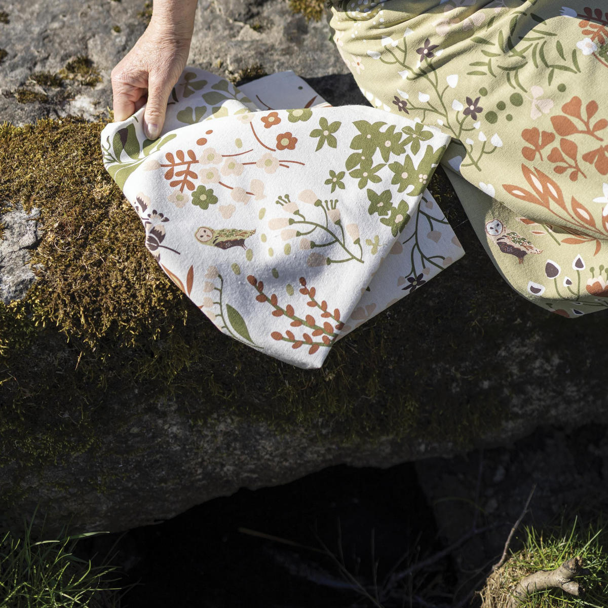 RECYCELTES GESCHIRRTUCH Darian weiß 50 x 70 cm - Weiß, Textil (50/70cm) - Winkler