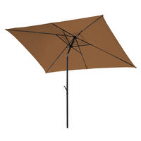 SONNENSCHIRM rechteckig 3x2m - Taupe, Textil (200/300cm) - SVITA