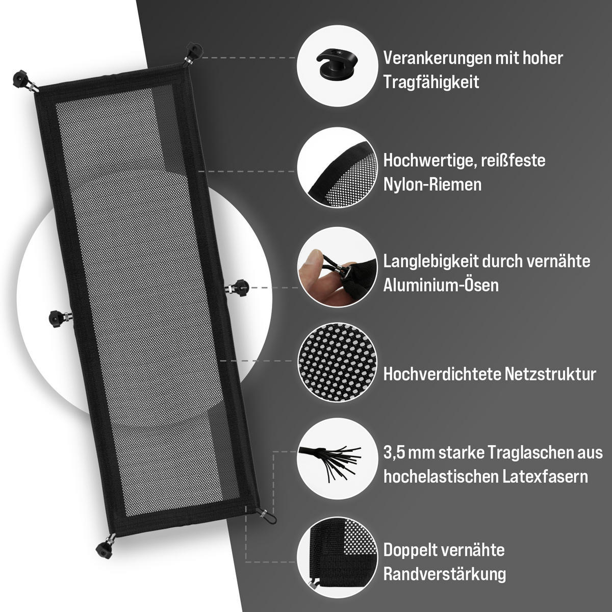 KABELNETZ Schreibtisch - Kabelmanagement - Schwarz - Schwarz, Kunststoff (24/63.5/0.25cm) - Ultimate Setup
