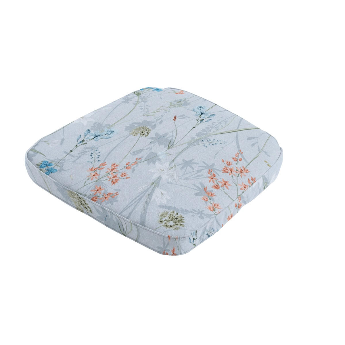 SITZKISSEN Donna 48/48 cm 4er-Set - Blau, Textil (48/7/48cm) - Madison